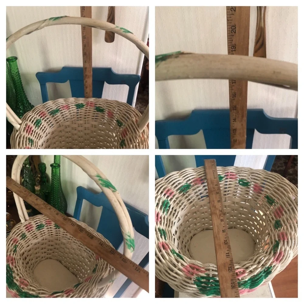 Antique Wicker Easter Basket